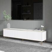 TV-Lowboard Imaj White Marble and Gold