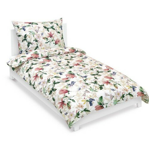 Bellatex Pościel bawełniana Magnolia różowy, 140 x200 cm, 70 x 90 cm