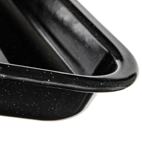 Banquet CULINARIA Black zománcozott sütőteps 42 x29 x 6 cm