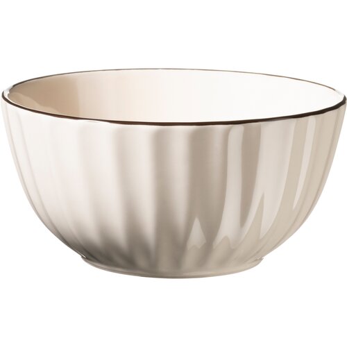 Mäser Sada mělkých a hlubokých talířů 8 ks OSITA – krémová