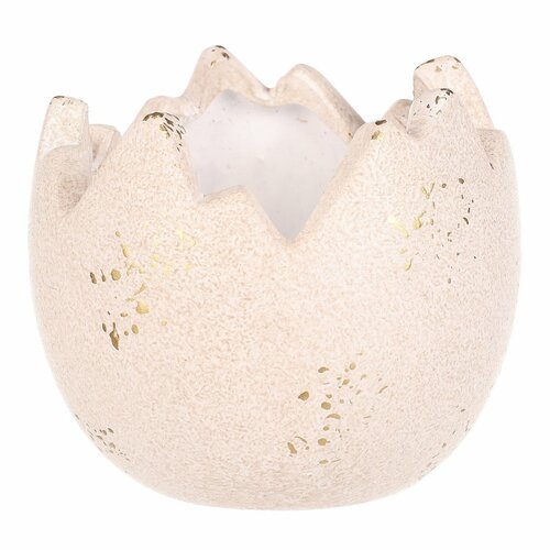 Keramični cvetlični lonček Skořápka na stojato, 13x 13 x 11 cm