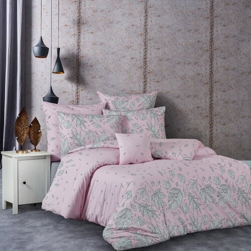 BedTex Bombažno posteljnino Hostid roza, 220 x 200cm, 2 kos 70 x 90 cm