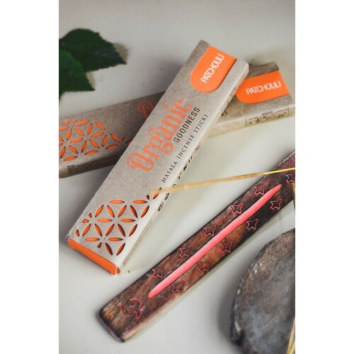 Ароматичні палички Organic Goodness Masala 12 шт.,Пат Чоулі