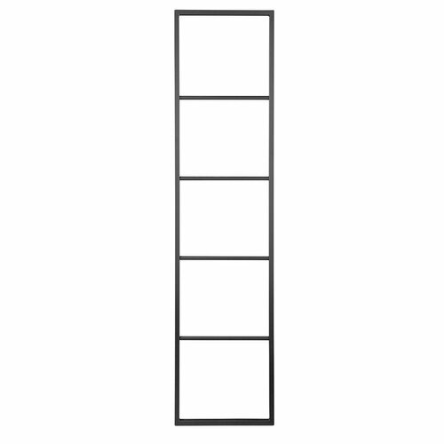 SAPHO Ska551 Ska uscător de prosoape pentrusprijin 42 x 170 x 2 cm, negru mat