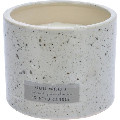 Dišeča sveča Enrich your home, Oud Wood, 180 g,10,5 x 8 cm