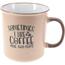 Coffee kőagyag bögre krémszínű, 710 ml