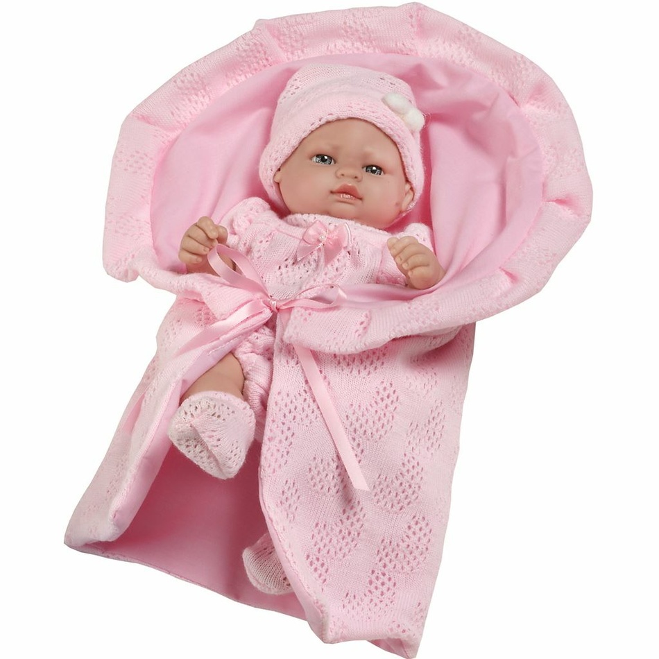 Levně Berbesa miminko Valentina 28cm Růžová