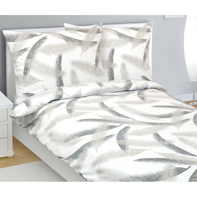 Bellatex Pościel flanelowa Piórko, 140 x 200 cm, 70 x 90 cm