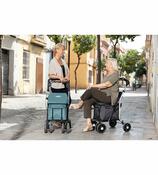 Carlett Senior Comfort nakupovalna torba nakolesih 29 l, siva