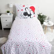 Dětské bavlněné povlečení Mickey and Minnie Love 05, 140 x 200 cm, 70 x 90 cm