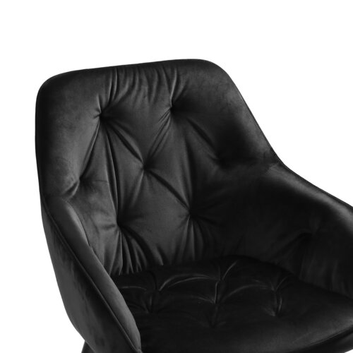 Jídelní židle BUTTON LOUNGE černá