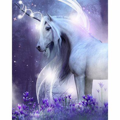 Koc Jerry Fabrics „Unicorn” mikroflanela, 120 x 150 cm