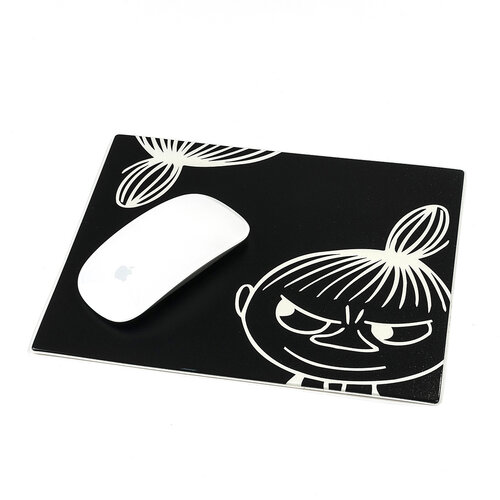 Podložka pod myš Moomin 19 x 24 cm, čierna
