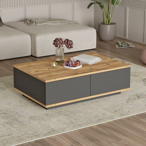 Konferenčný stolík Frem Anthracite and Atlantic Pine