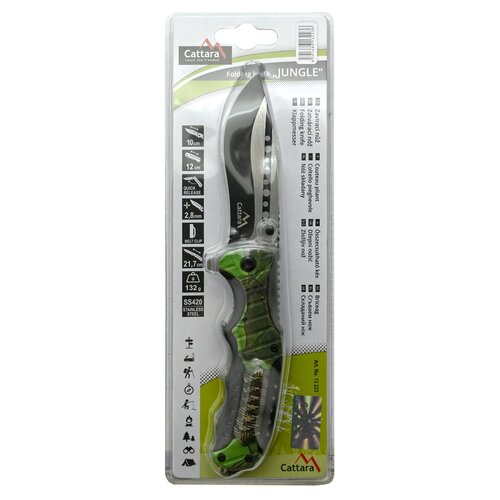 Cattara 13223 Cuțit Jungle, 21,7 cm