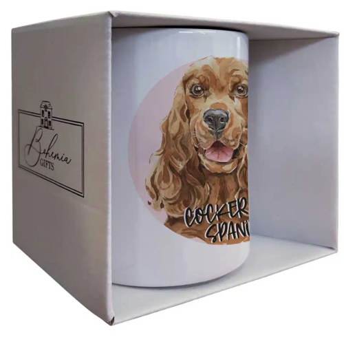 Bohemia Gifts Cană din ceramică - Cocker Spaniel ,350 ml