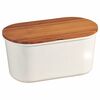 Kesper 58080 Kruhnik z desko, bela, 37 x 18 x 21,5cm