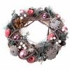 Božični venec iz protja Merry berry, premer 33 cm