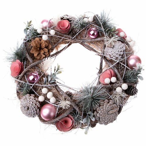 Merry Berry karácsonyi koszorú, átmérő 33 cm