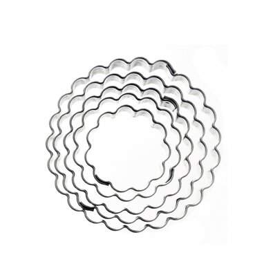 Orion 5-delni set izrezovalcev Kolesce, valovite