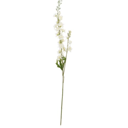 Umelá kvetina Delphinium biela, 85 cm