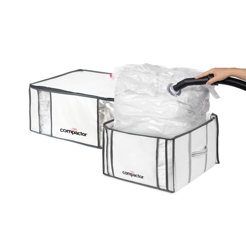 Compactor Sada vakuových úložných boxů Life 1x M 125 l, 1x XL 190 l, 2 ks