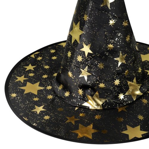 Rappa Dětský čarodějnický klobouk s hvězdičkami