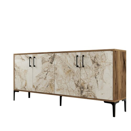 Szafka Kiev Walnut and White Marble