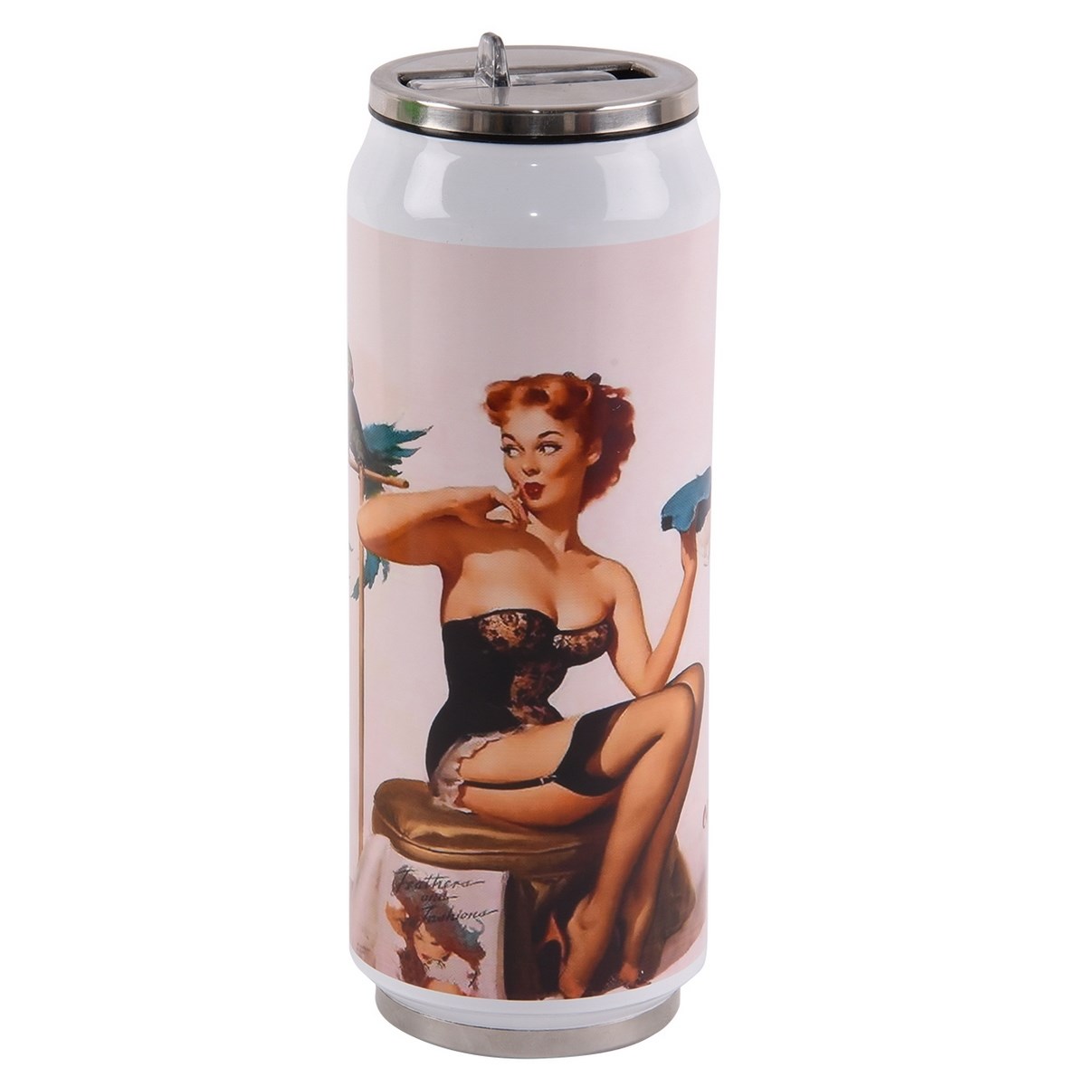 Orion Termoska-plech.ner.0,5l WOMAN 125854 Barva: hnědé