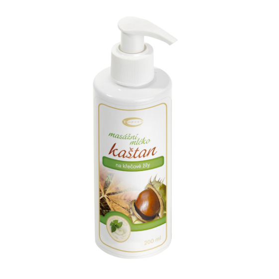 Topvet Gaštanové masážne mlieko, 200 ml