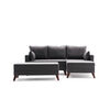 Eckklappsofa Bella Mini Right Anthracite