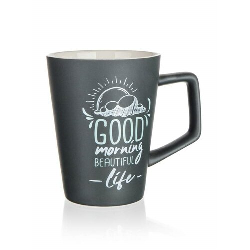 Banquet 4-delni set keramických skodelic COFFEEGOOD MORNING, 450 ml