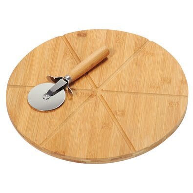 Kesper 58462 Pizzadeszka és szeletelő, 32 cm átmérővel
