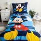 Lenjerie de pat pentru copii Mickey Team din bumbac, 140 x 200 cm, 70 x 90 cm