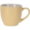 Honeycomb kőagyag bögre, 250 ml, sárga