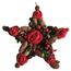 StarDeco Gwiazda dekoracyjna Róże czerwony, 35 cm
