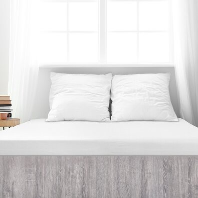 Cearșaf de pat 4Home Premium jersey alb , 90 x 200 cm