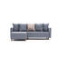 Narożna rozkładana sofa Aydam Left Blue