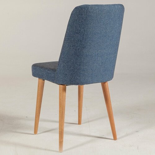 Jedálenská stolička Vina Dark Blue and Atlantic Pine