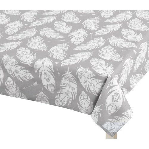 Bellatex Obrus Adéla Feather sivý , 100 x 100 cm