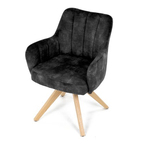 Set de scaune de sufragerie HC-D7188 BK4, 2 buc.