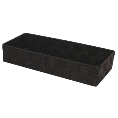 Compactor Úložný organizér do zásuvky L TEX, 30 x 12 x 7 cm, hnedá