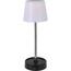 Lampă de masă cu LED Sidney, 11 x 11,5/29,5 cm, alb cald