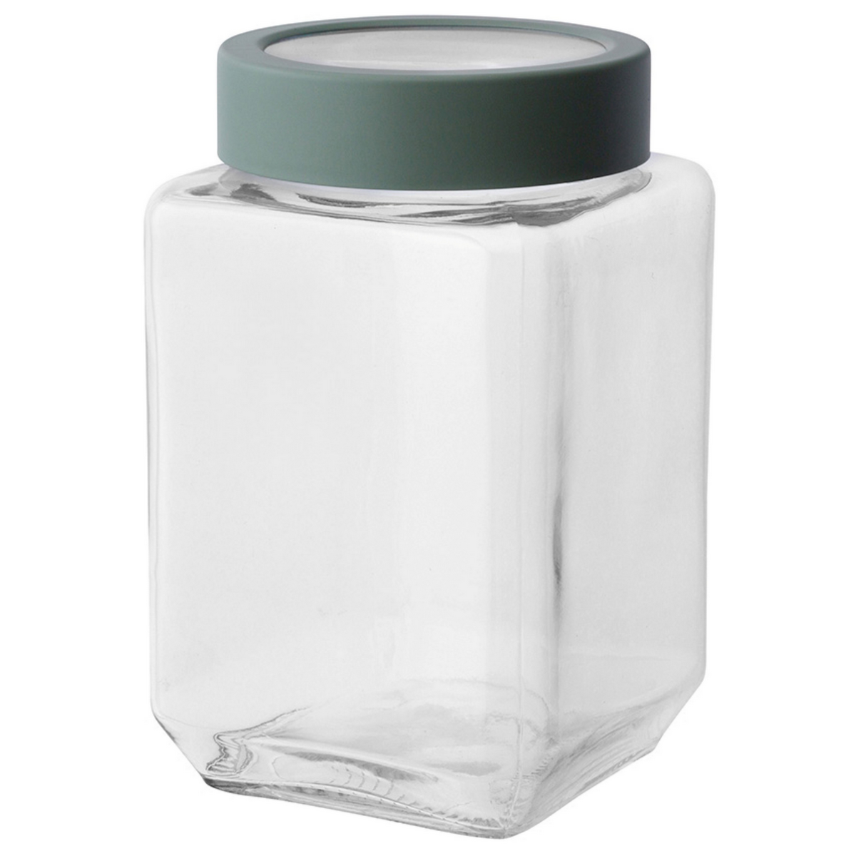 Product detail of Altom Skleněná hranatá dóza s víkem 700 ml, zelená, 700 ml