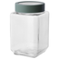 Altom Cutie din sticlă cu capac, 700 ml, verde