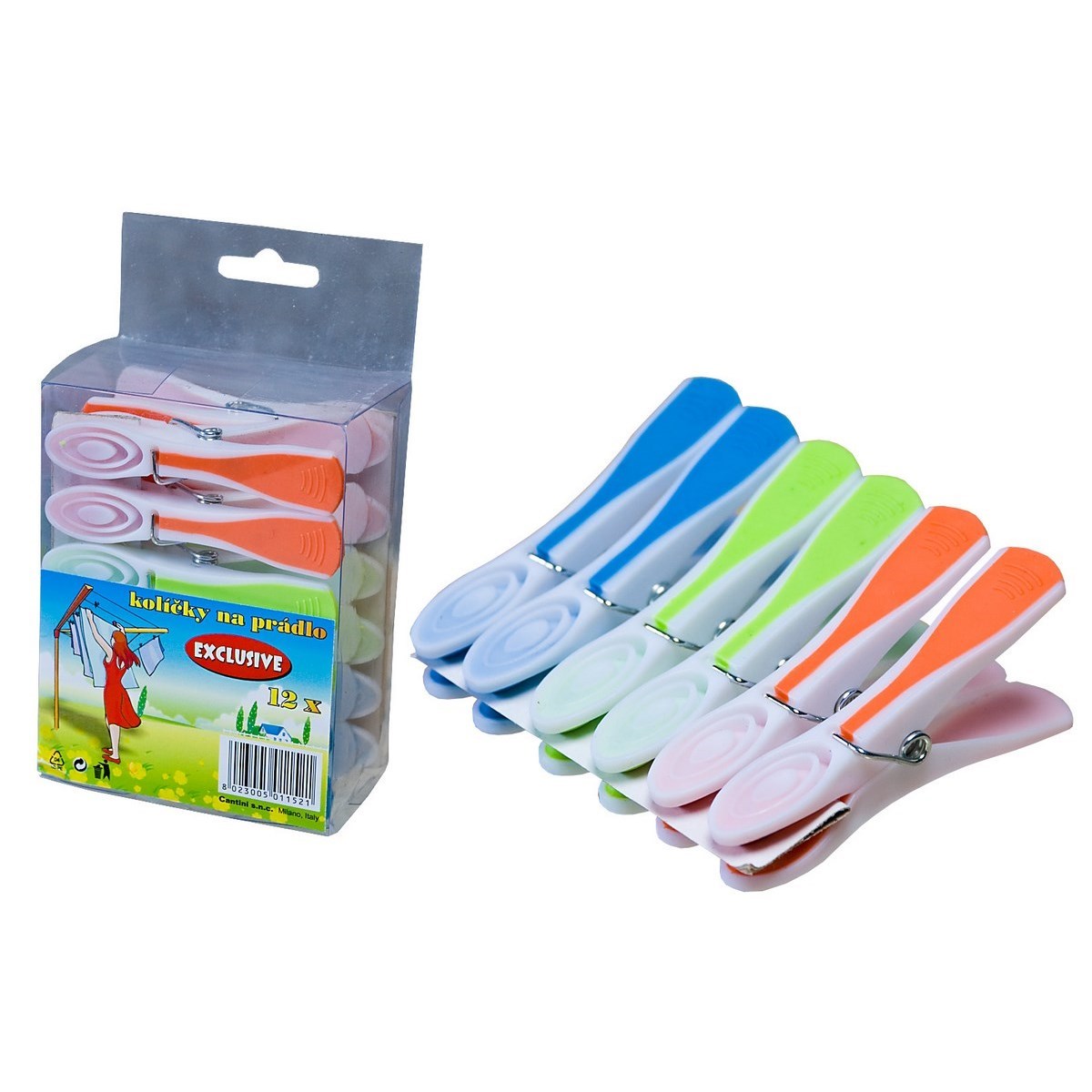 12dielna sada kolíčkov,