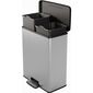 Curver Pedálový odpadkový kôš Deco Bin Rectangular, 26 + 26 l