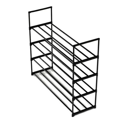 Schuhregal GD-406 BK, Metall, schwarz