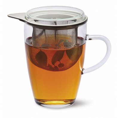 Simax 179 Teeglas mit Sieb und Deckel Tea for one 0,35 l