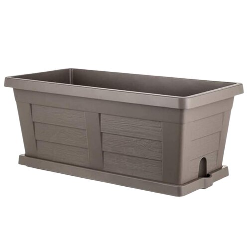 Jardinieră cu volum mare Bama Legno cappuccino, 80 x 40 x 35 cm, 80 cm